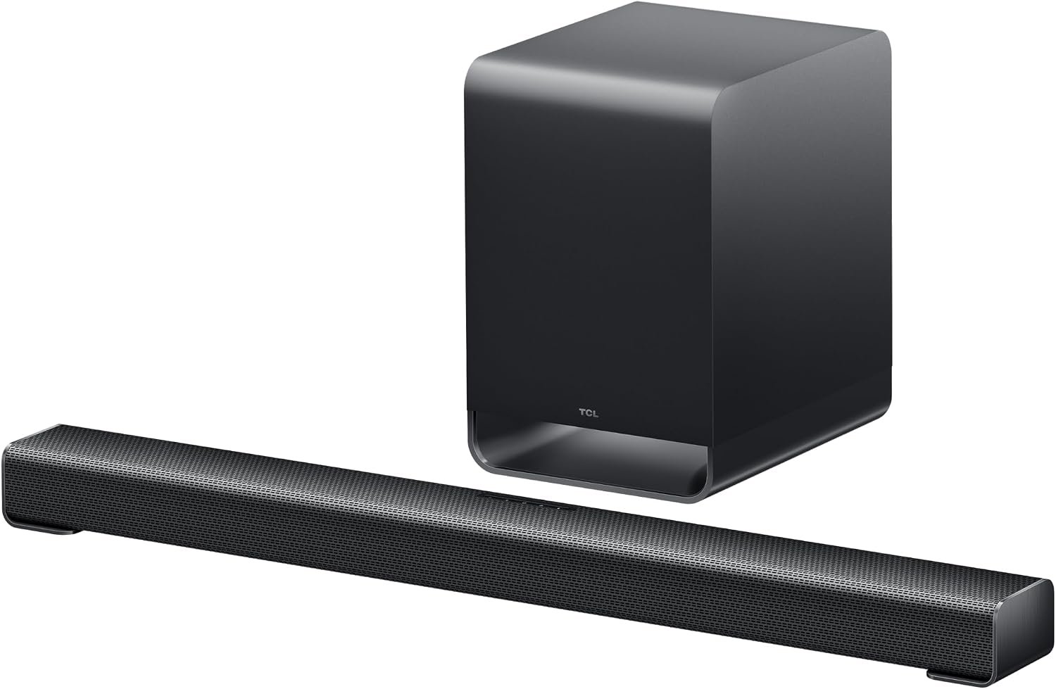 TCL S60K S Series 3.1 Channel Sound Bar with Dolby Atmos, DTS:X, Wireless Subwoofer, Bluetooth Music Streaming, and AI Sonic Auto Room Calibration