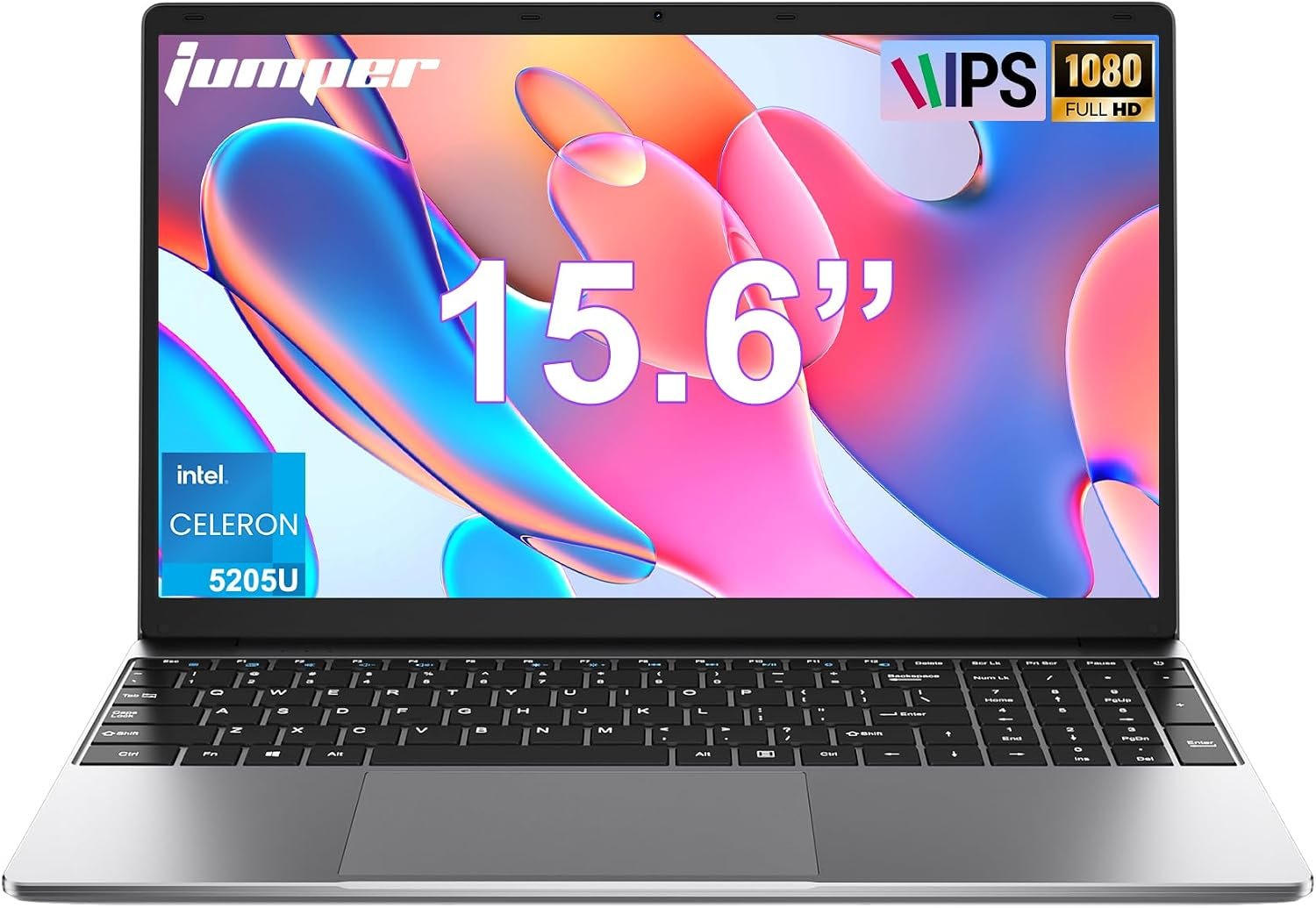 jumper 15.6″ FHD Laptop, 12GB RAM 256GB Storage Expandable to 512GB