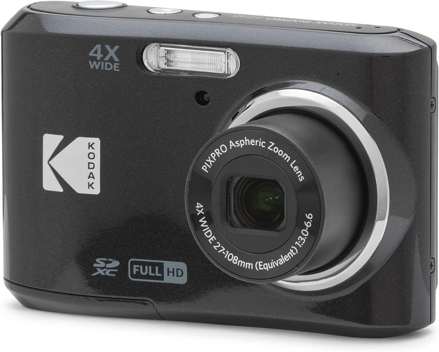 Kodak PIXPRO FZ45 Digital Camera, 16MP Point & Shoot (Black)