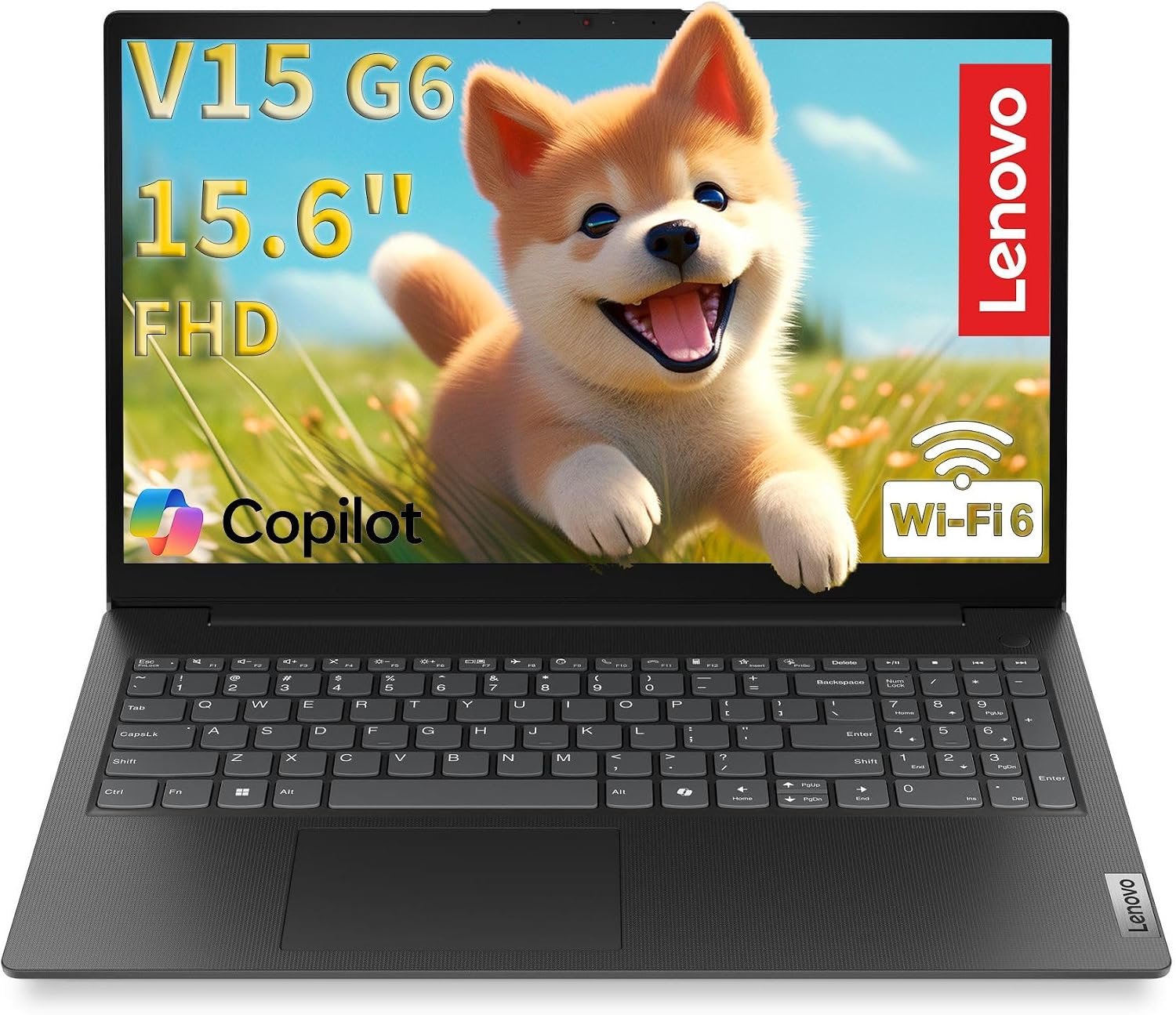 Lenovo V15 FHD Laptop Business Student, 8GB DDR5, 512GB SSD, Intel CPU