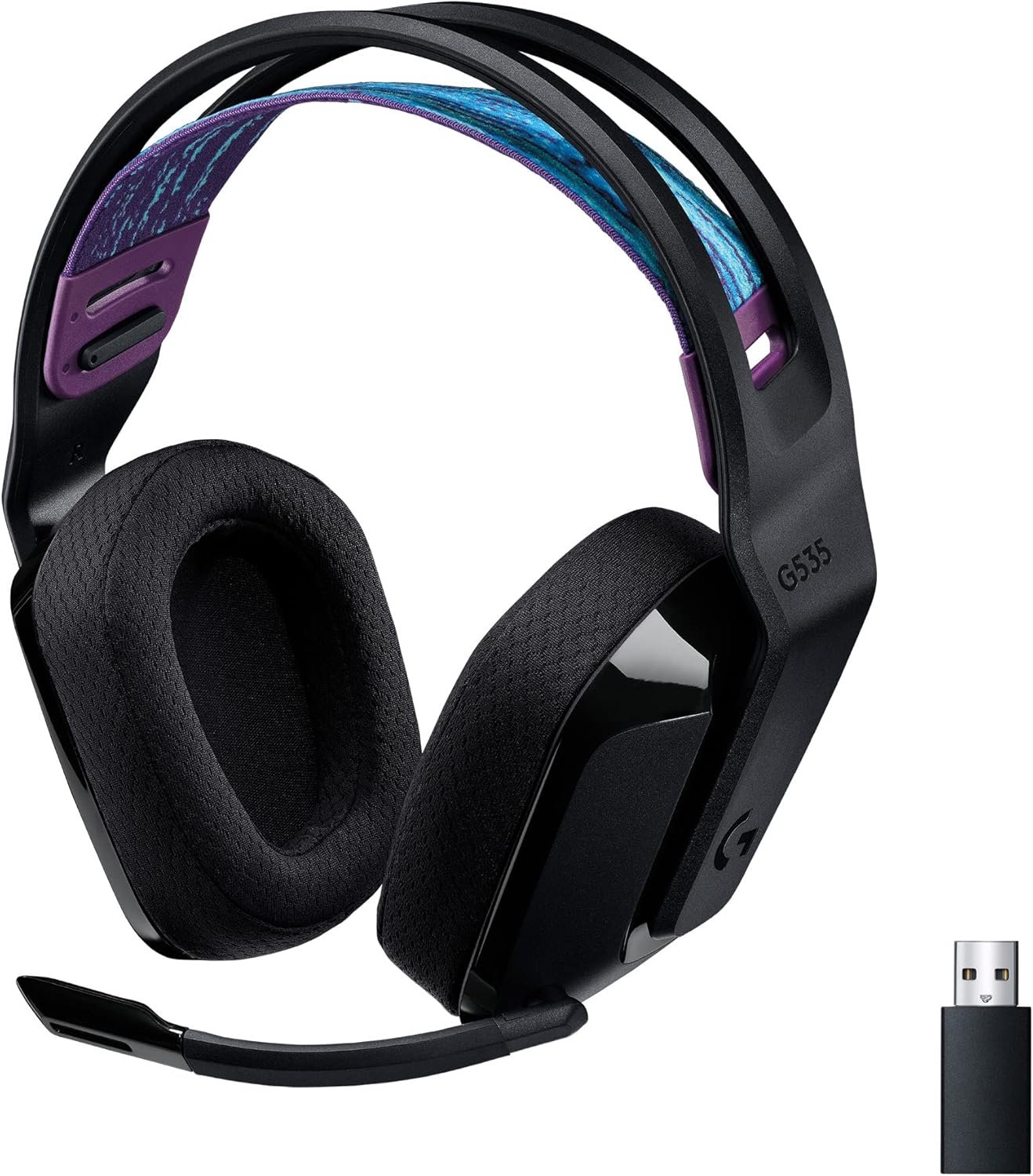 Logitech G535 Lightspeed Wireless Gaming Headset – Black