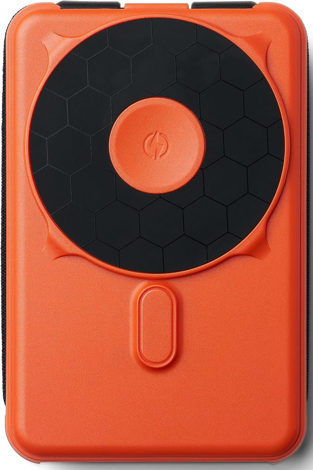 Ridge 20W Magnetic Power Bank Battery Pack 10,000mAh – Fast Charging – Portable Charger Flight-Safe Travel Powerbank – Built-in Cables & Magnetic Attachment (Basecamp Orange)