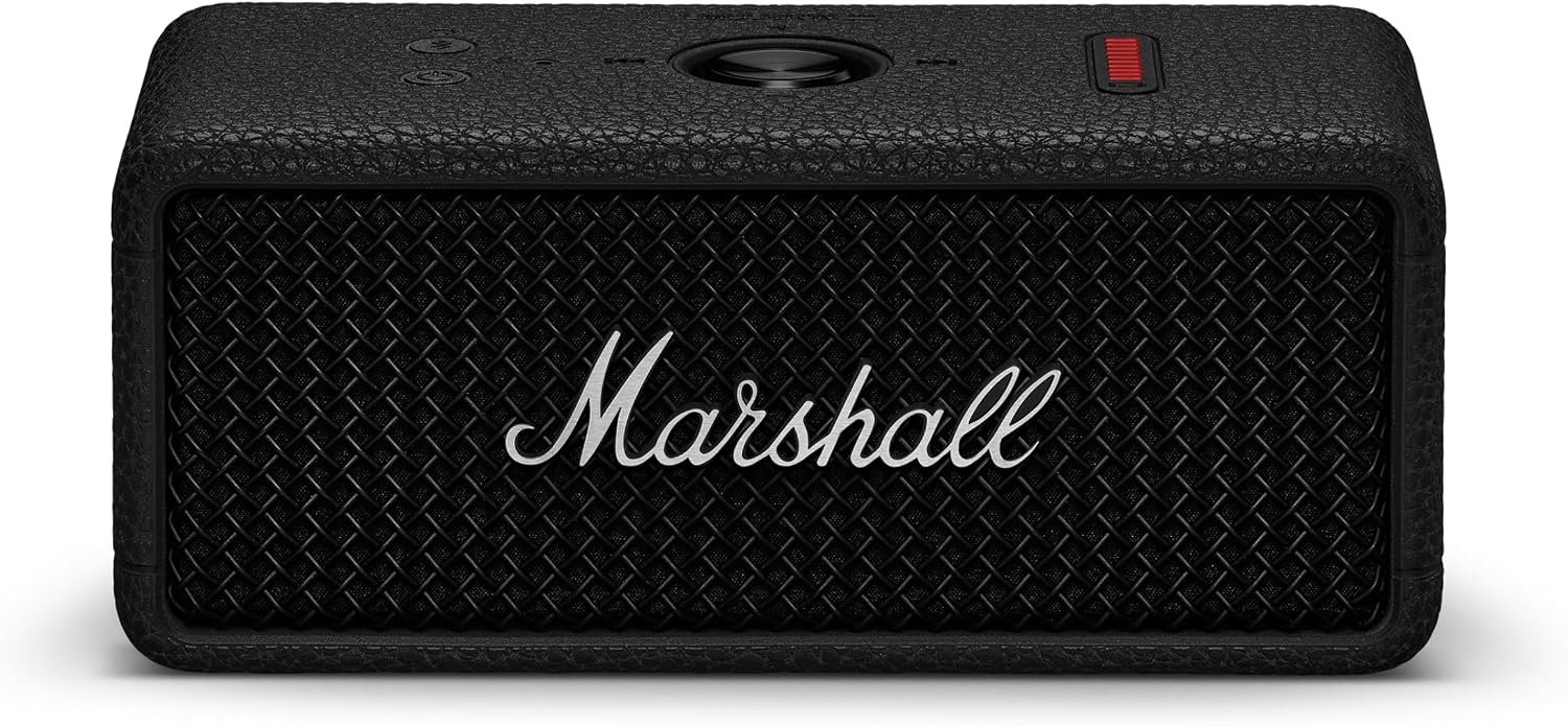 Marshall Emberton III Portable Bluetooth Waterproof Speaker – Black/Silver