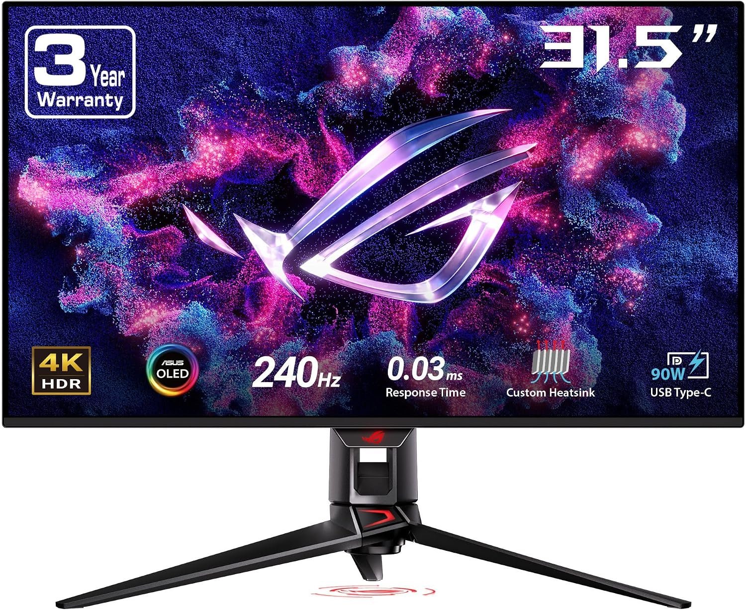 ASUS ROG PG32UCDM 32 Inch 4K 240Hz OLED Gaming Monitor QD-OLED