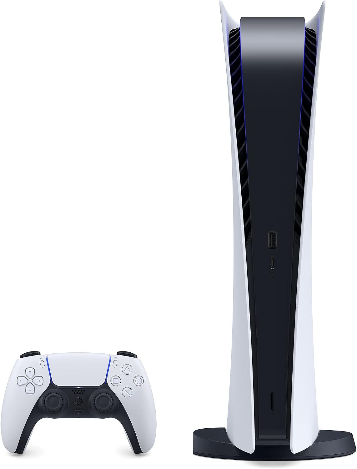Sony PlayStation 5 Disc Edition PS5 Gaming Console, 16GB GDDR6 Memory, Ultra-High Speed 825GB SSD, 4K UHD Blu-Ray, WiFi 6, Bluetooth 5.1, 120Hz 8K Output