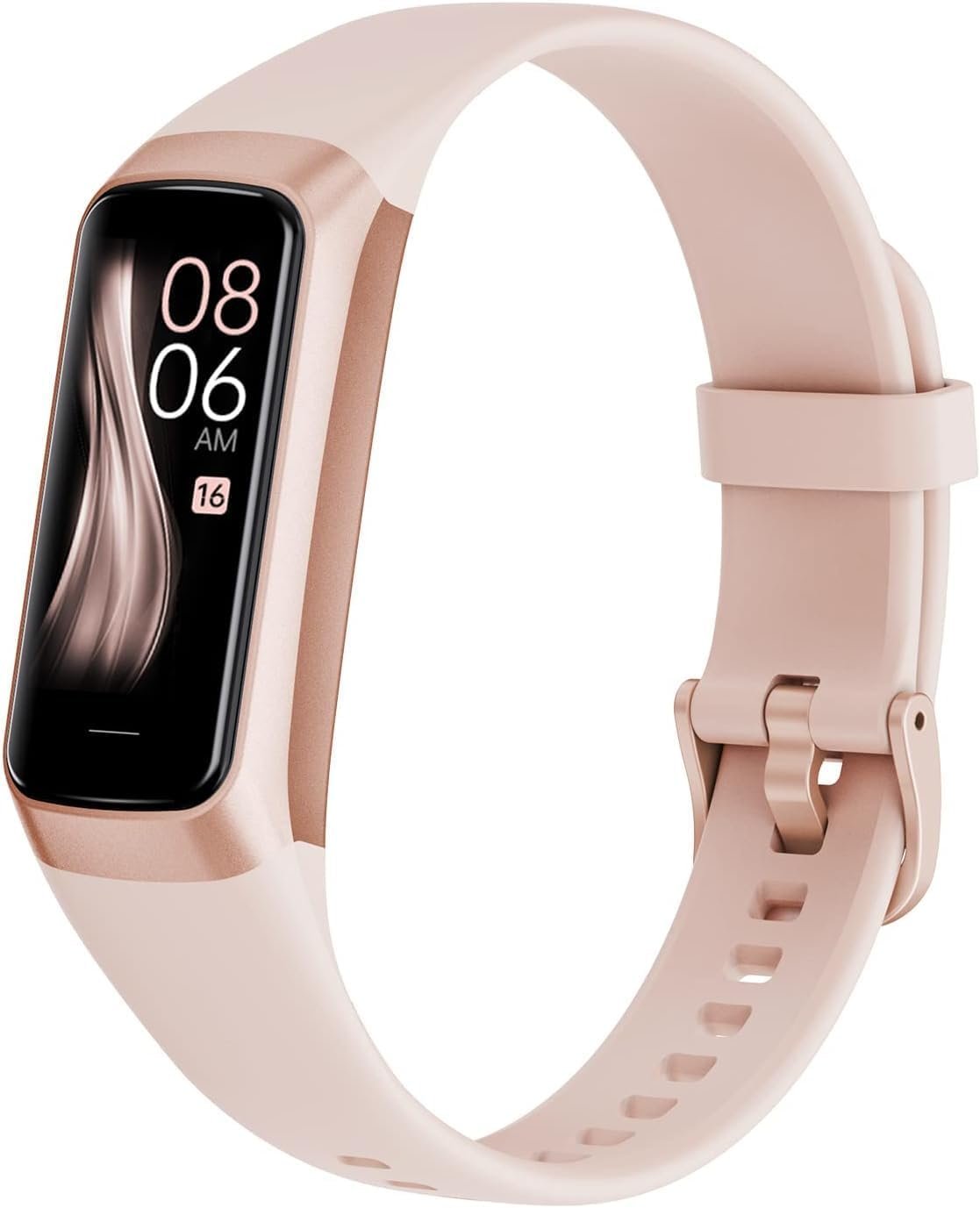 TROTY Fitness Tracker with Heart Rate/Blood Oxygen/Sleep Monitor, 20+ Sports Modes Smart Watches for Women/Men, Activity & Step Tracker Smart Watch for Android/iOS Phones (Pink)
