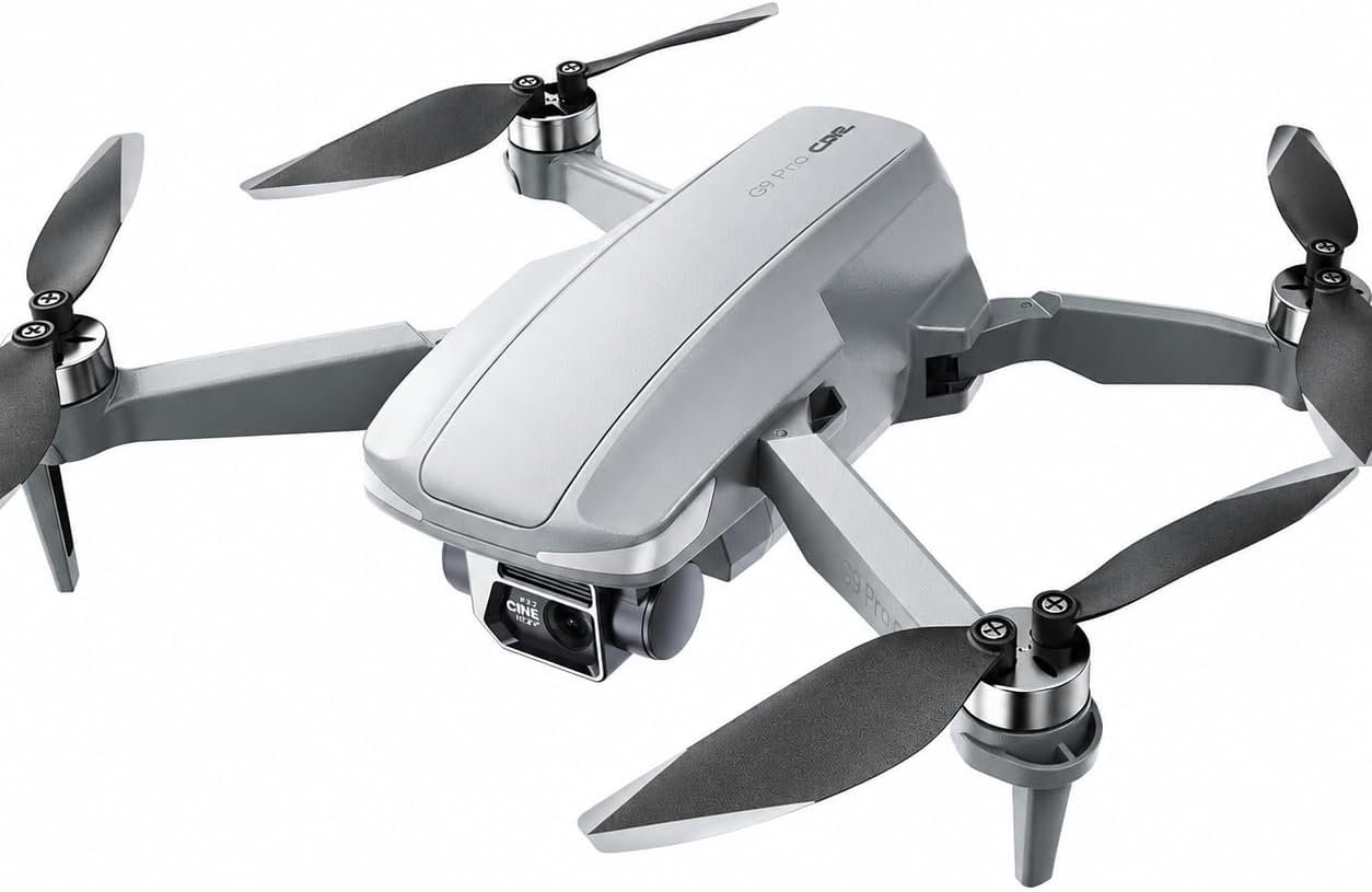 GPS Drone with EIS 4K Camera for Adults , RC Drones with 4.5 inch HD Screen on Controller, Auto Return, 3 Batteries for 90 min Flight Time, 3280 FT Long Control Range Transmission, Circle Fly and Follow Me Mode, Foldable Quadcopter for Beginner, Under 249g