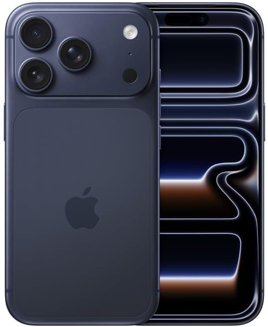Apple iPhone 17 Pro, US Version, 512GB, eSIM, Deep Blue- Unlocked (Renewed)