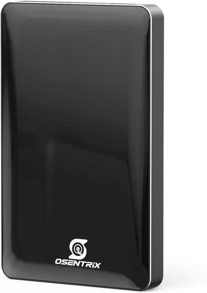 O1-BK 1TB USB 3.0 Pocket-Size Portable External Hard Drive (for Windows, MacOS, Xbox, PS)