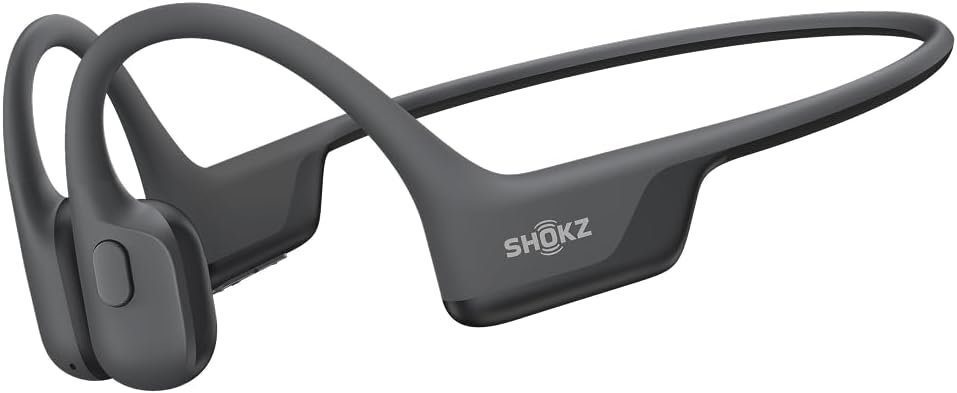 SHOKZ OpenRun Air 2 Bone Conduction Open-Ear Bluetooth Headphones，Black