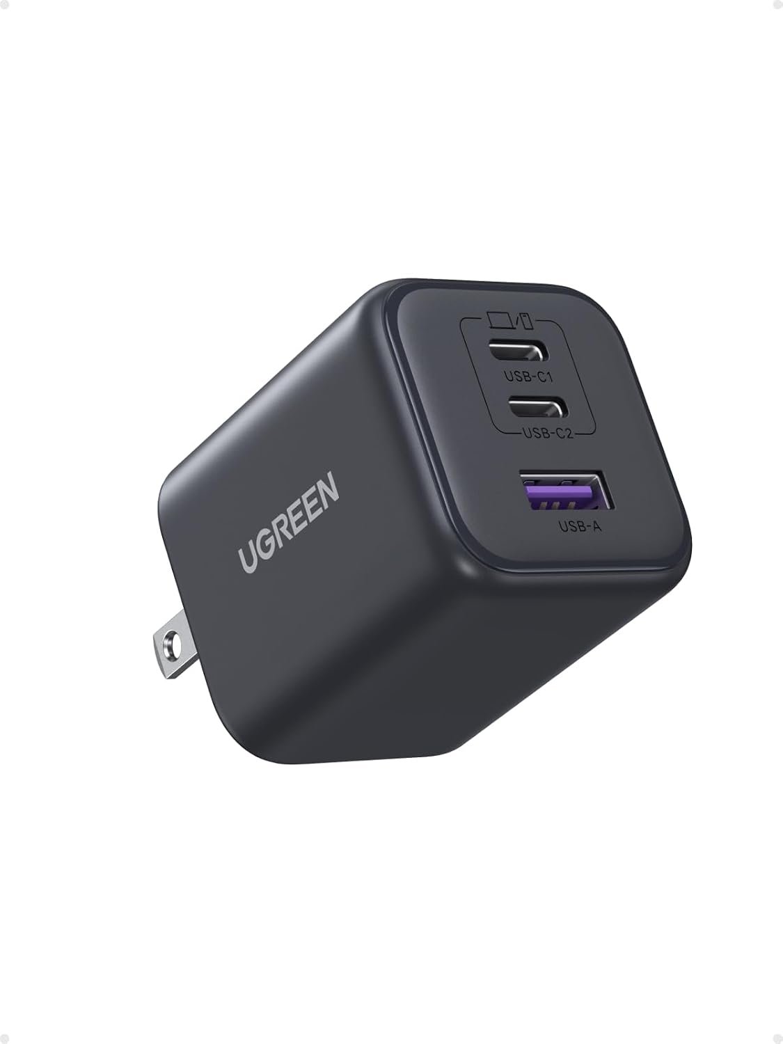 UGREEN 45W USB C GaN Charger, 3-Port PPS Fast Charger for iPhone 18