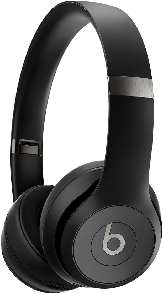 Beats Solo 4 – Wireless On-Ear Bluetooth Headphones, Up to 50-Hour Battery Life, Ultra-Lightweight Comfort, Powerful and Balanced Sound, Apple & Android Compatible – Matte Black