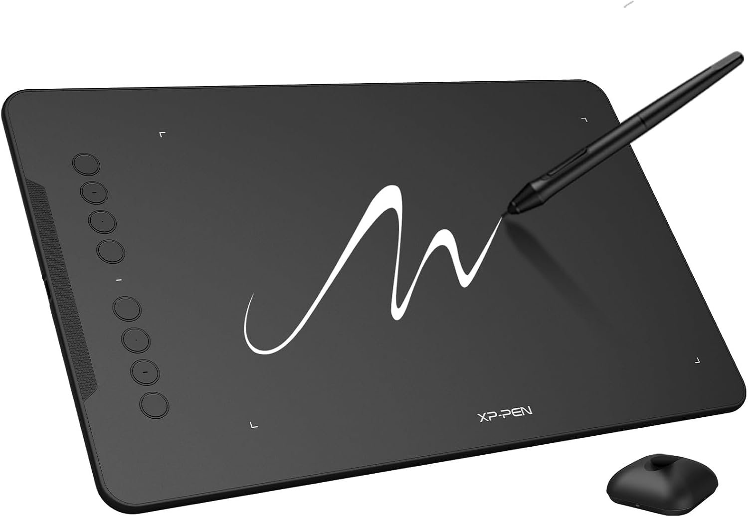XPPen Deco 01 V3 10×6 Drawing Tablet, 16K Battery-Free Stylus, 8 Keys