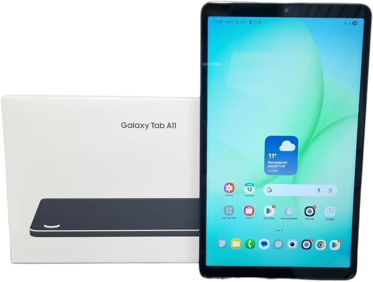 Samsung Galaxy Tab A11 4G LTE (2026) 64GB, 4GB, Wi-Fi + LTE | 8.7″ 90Hz Android Tablet, Octa-core 6nm, Dual Speakers | International Model Unlocked for T-Mobile & GSM Only | 20W Charger Bundle (Gray)