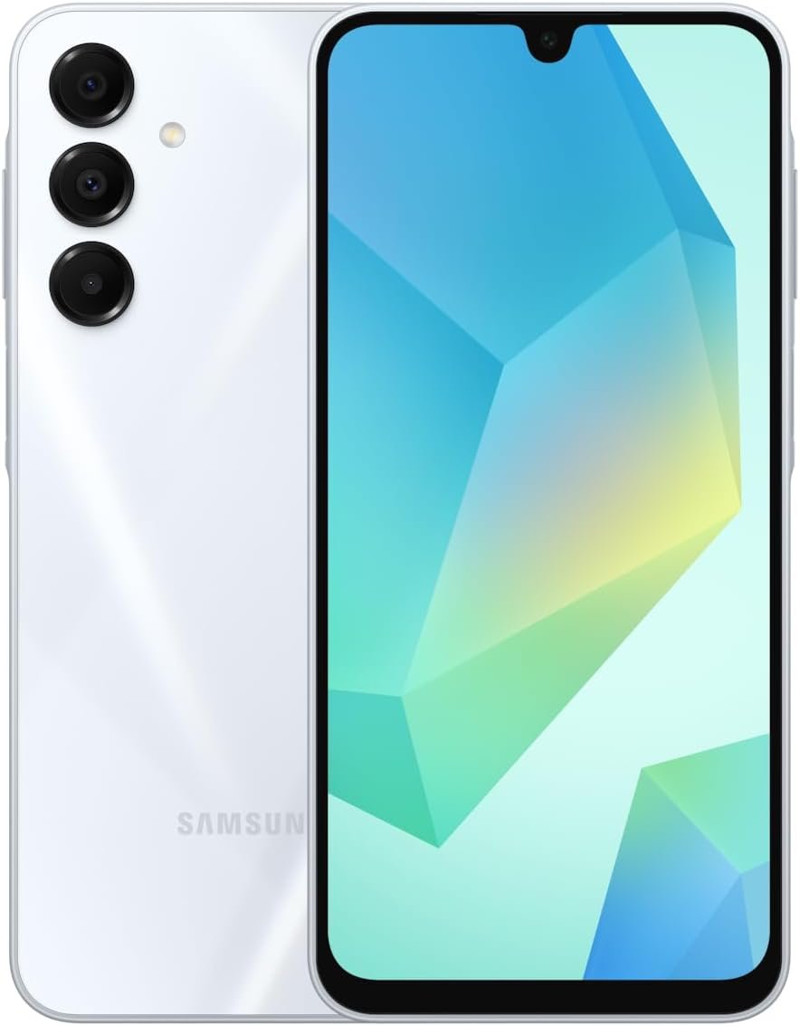 SAMSUNG Galaxy A16 4G LTE (128GB + 4GB) International Model SM-A165F/DS Factory Unlocked 6.7″ Dual Sim 50MP Dual Cam (Case Bundle) (Gray)