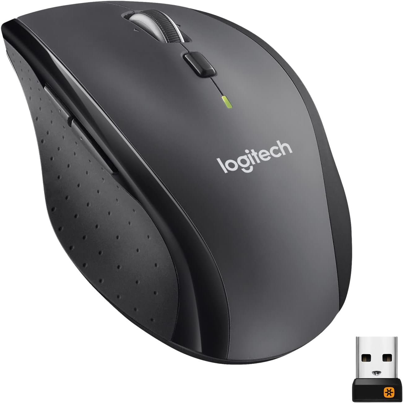 Logitech M705 Marathon Full Size 2.4 GHz Wireless Mouse – Black