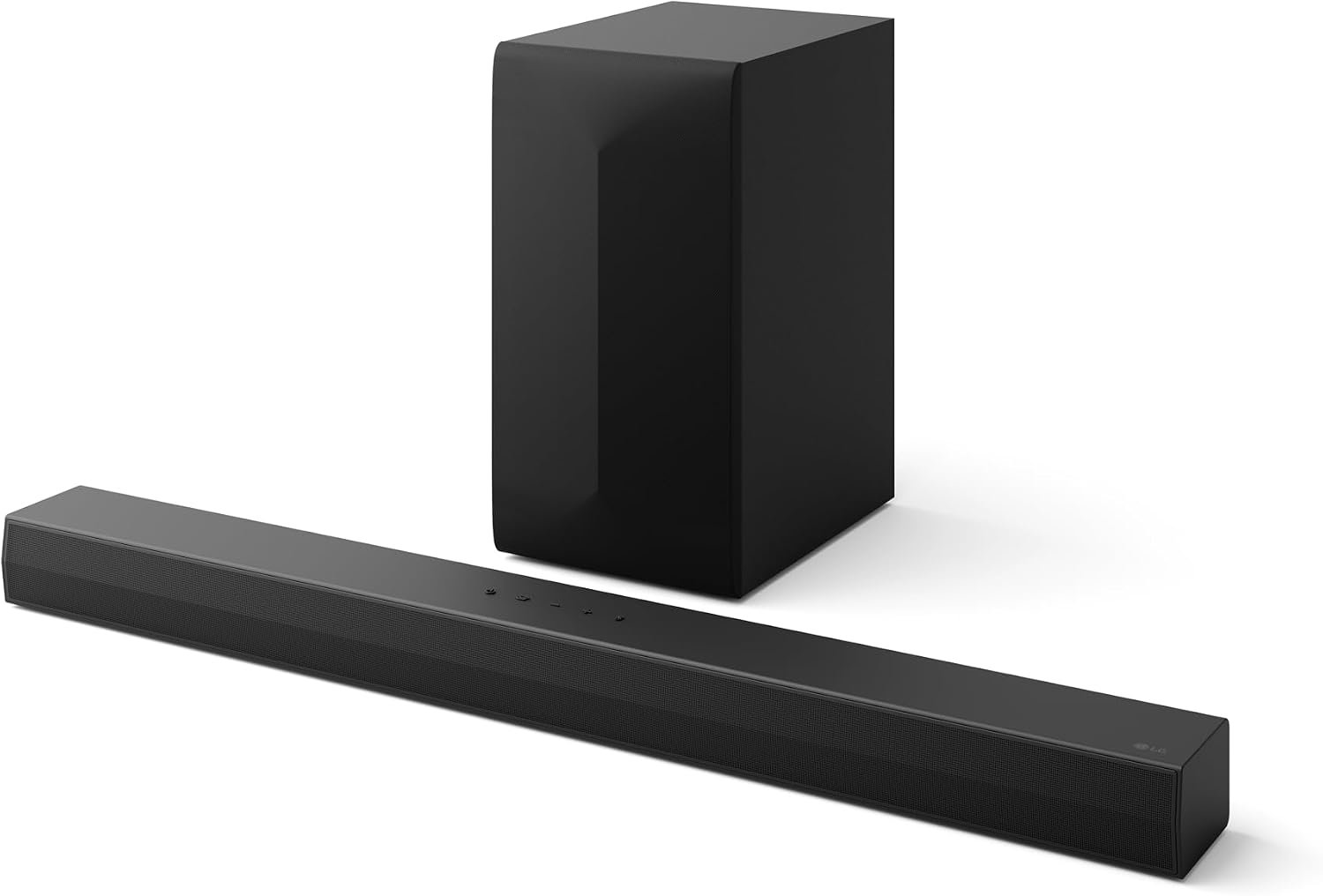 LG S60T 3.1 ch. Soundbar with Wireless Subwoofer, Dolby Audio, TV Synergy, Wow Interface, AI Sound Pro – Black