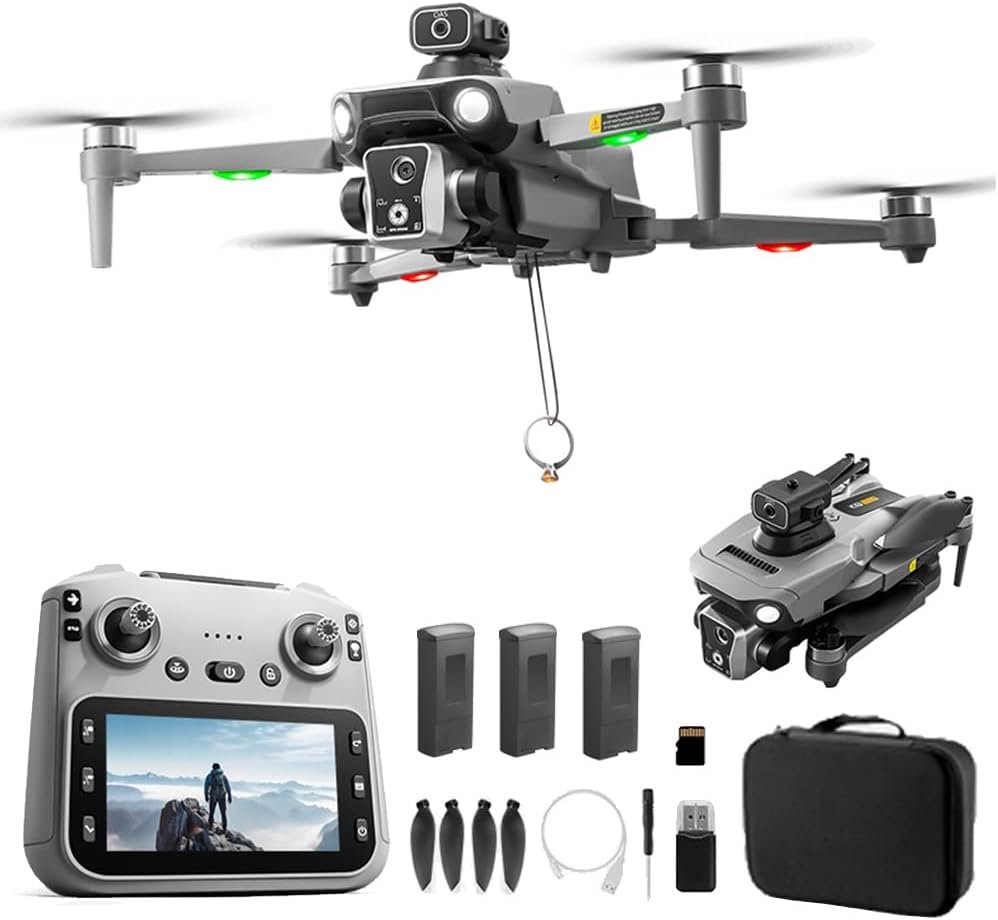 GPS Drones with Camera for Adults 4K, Brushless Motor, Beginner Drone Gifts