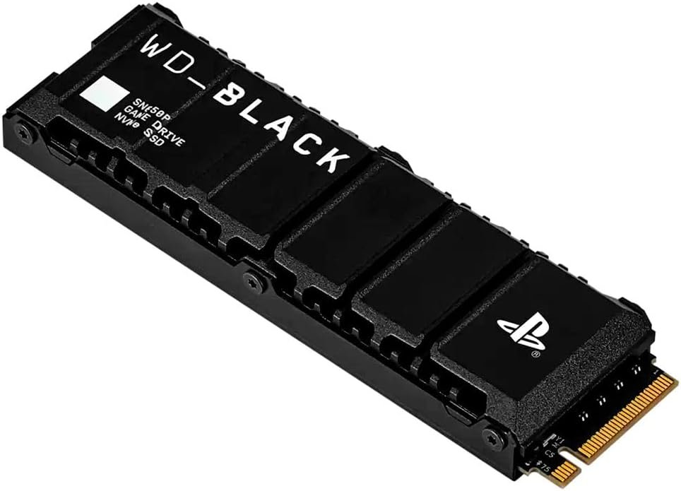 WD BLACK 1TB SN850P NVMe SSD, Read: 7300MB/s and Write: 6300MB/s, Licensed for PS5 Consoles – WDBBYV0010BNC-WRWM