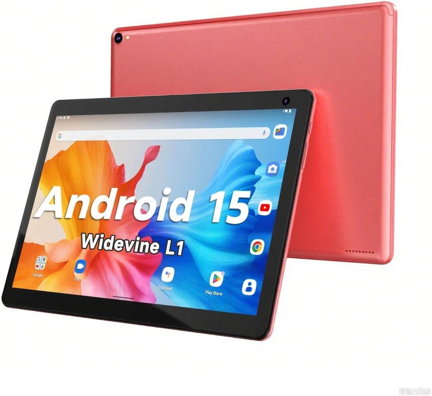 COOPERS Tablet 10 inch, Android 15 Tablet, 32GB ROM 1TB Expand Computer Tablets, Quad Core Processor 6000mAh Battery, 1280×800 IPS Touch Screen, 2+8MP Dual HD Camera, Bluetooth WiFi Tablets PC