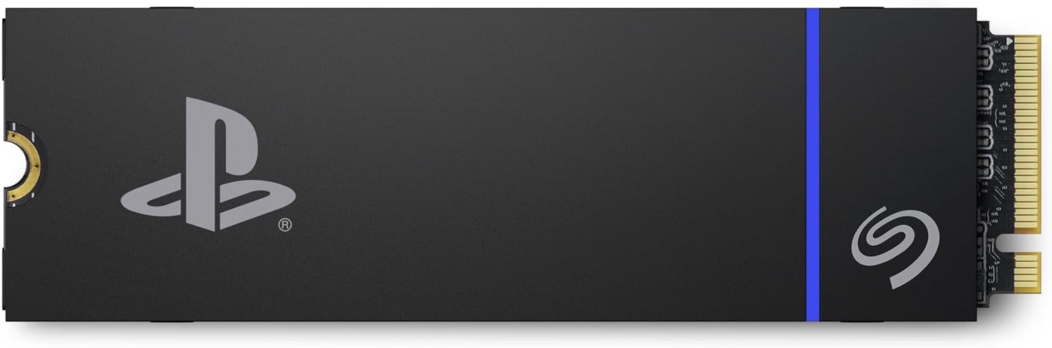 Seagate Game Drive PS5 NVMe SSD for PS5 2TB Internal Solid State Drive – PCIe Gen4 NVMe 1.4, Officially Licensed, Up to 7300MB/s with Heatsink (ZP2000GP3A1001)