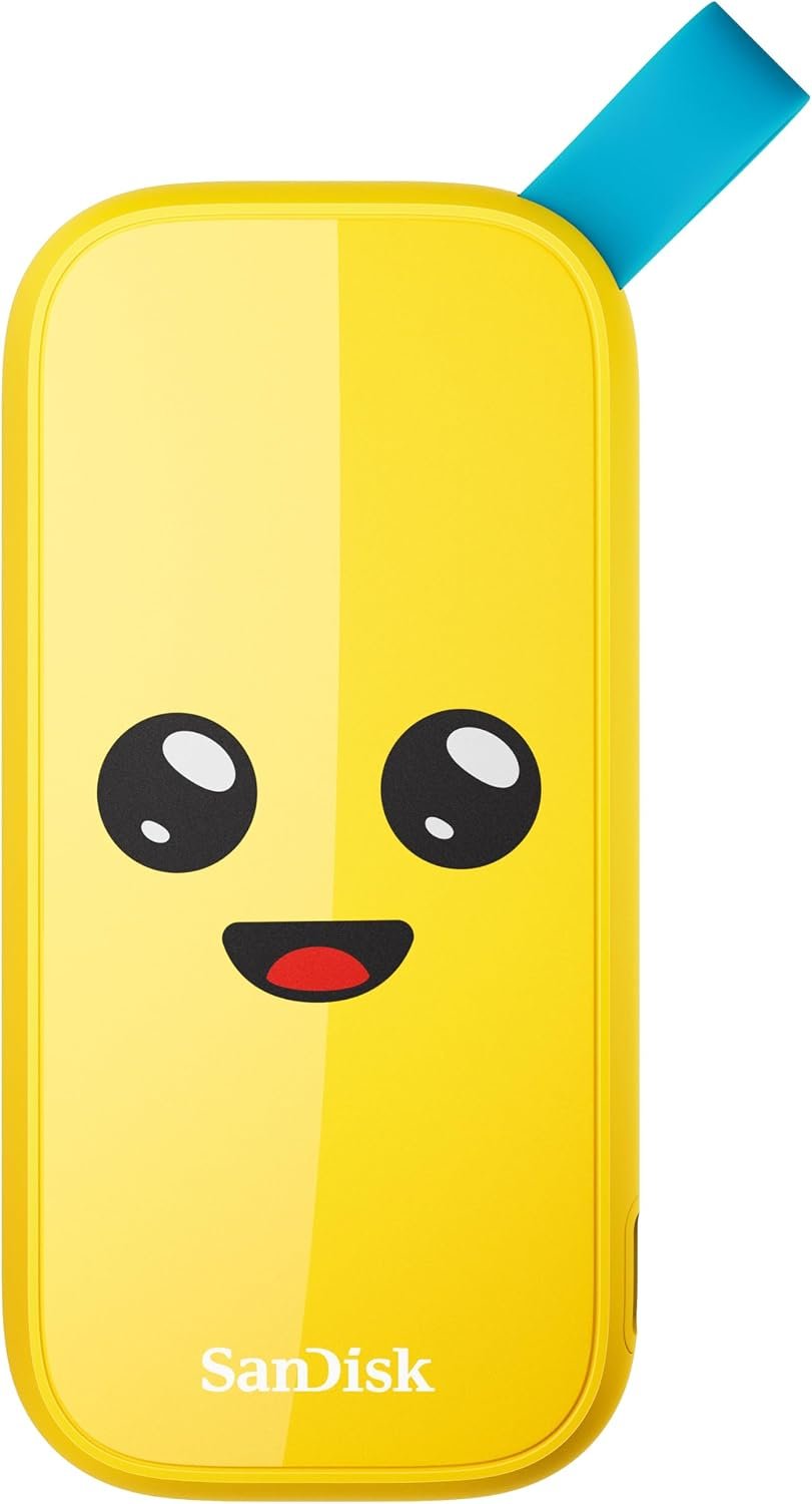Sandisk 1TB Portable SSD, Up to 800MB/s Read Speeds, Fortnite Peely Edition