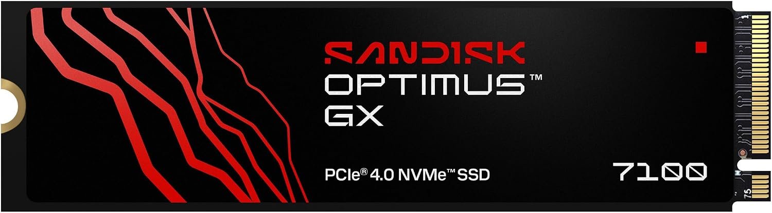 Sandisk Optimus GX 7100 1TB NVMe SSD, PCIe 4.0, M.2 2280