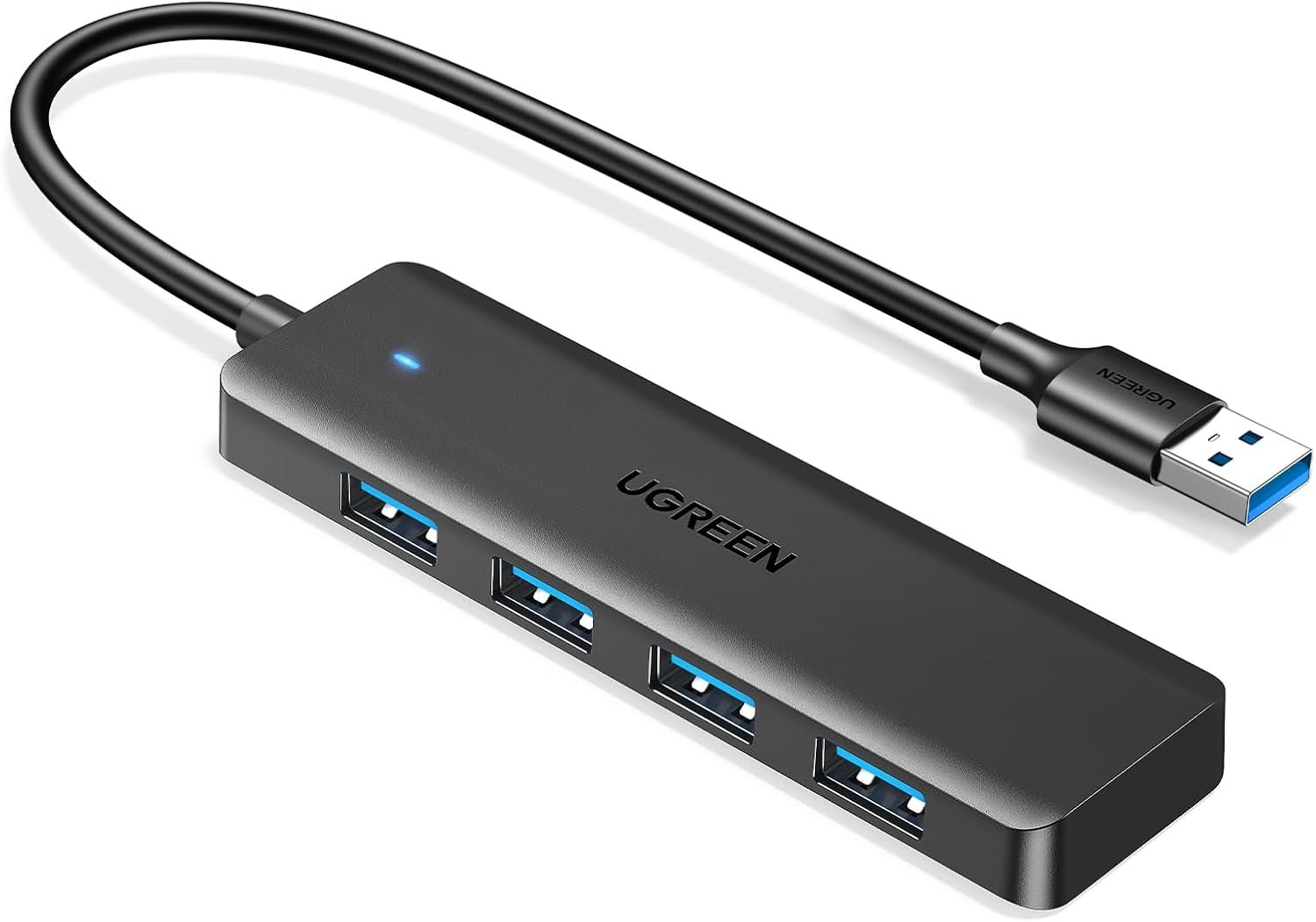 UGREEN USB 3.0 Hub, 4 Ports USB A Splitter Ultra-Slim USB Expander, 0.5 ft