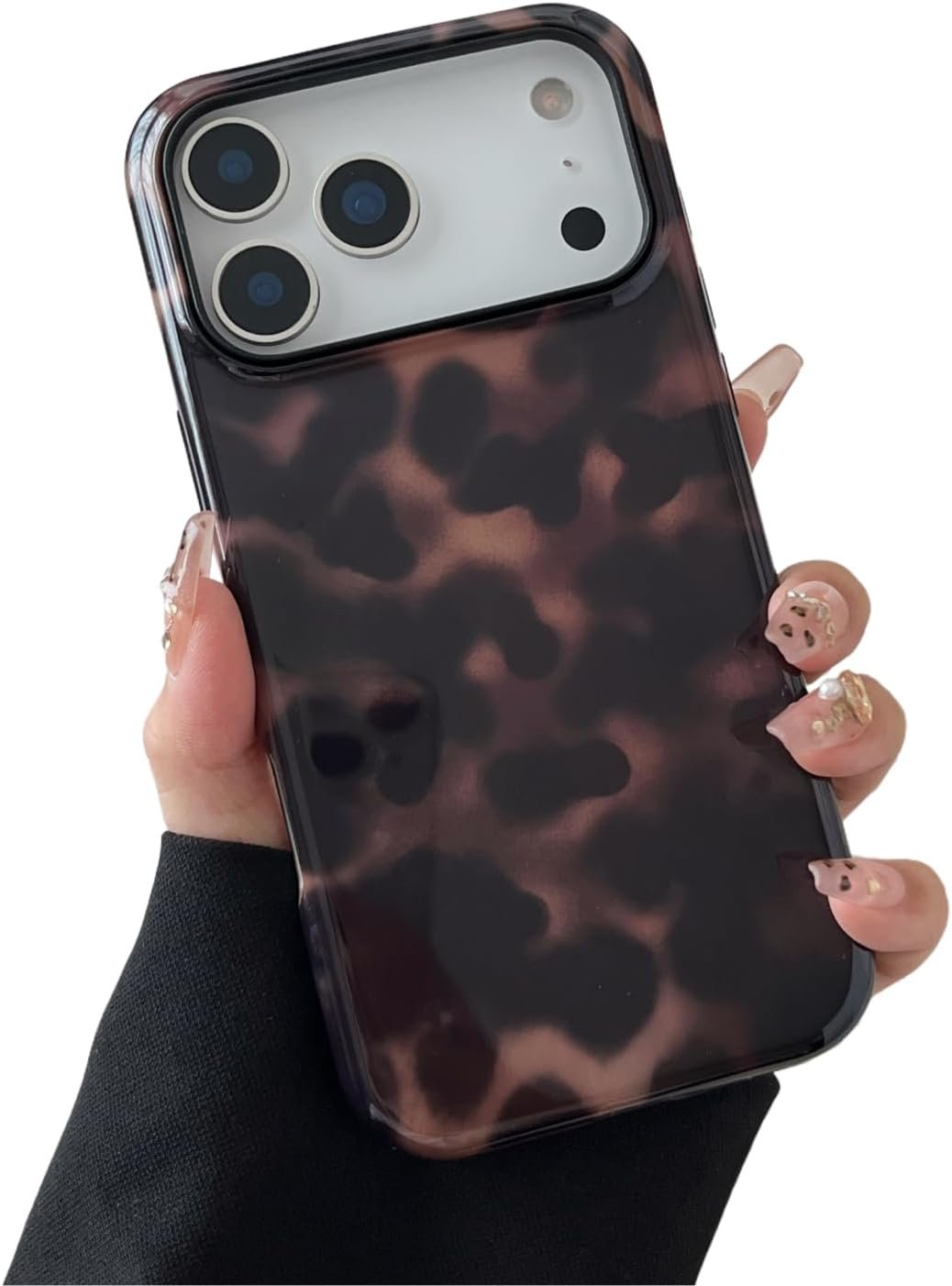 Longlayss Compatible with iPhone 17 Pro Max Case Tortoise Shell Phone Case