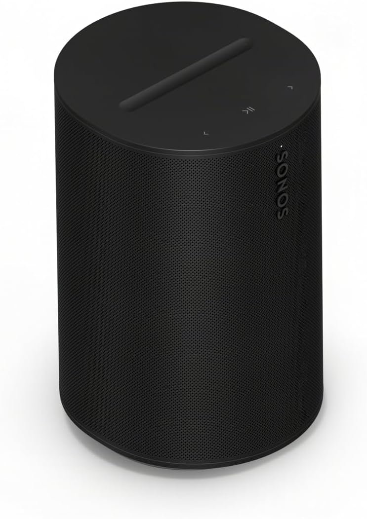 Sonos Era 100 SL Compact, Microphone-Free Speaker – Black