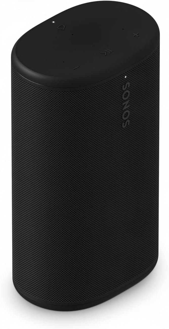 Sonos Play Portable WiFi and Bluetooth Speaker – Black