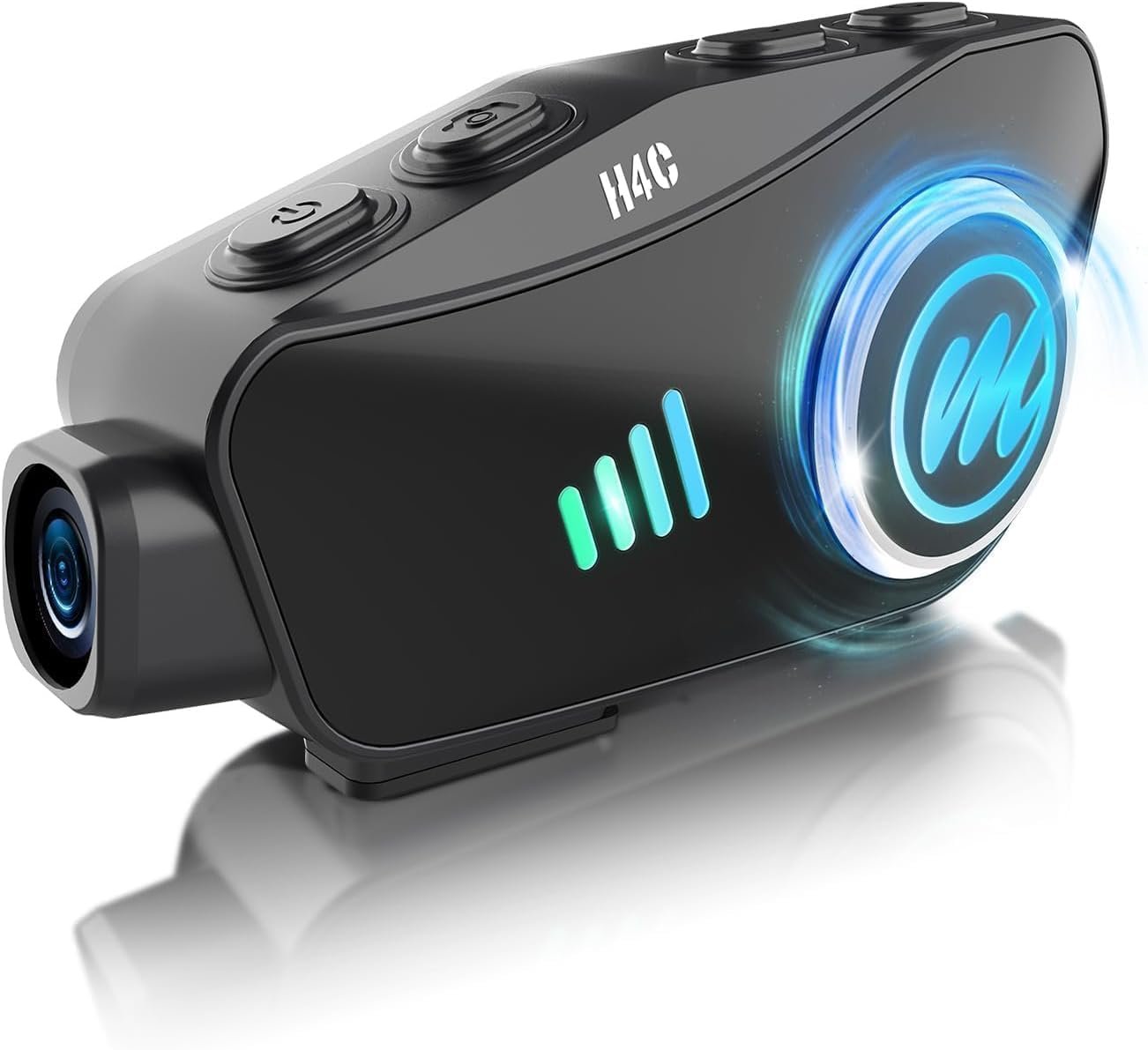 Moman Motorcycle Helmet Headsets Speaker, Hands‑Free Camera Capturing(H4C)