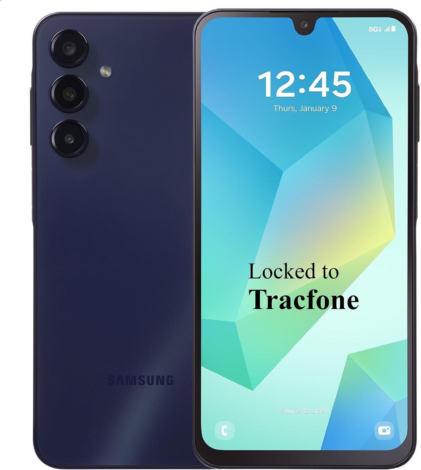 Tracfone Samsung Galaxy A16 5G Phone – 128GB, 1-Yr Plan Included, Black