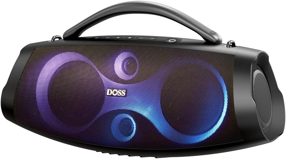 DOSS Extreme Boom Pro D200 -Portable Bluetooth Speaker – Black