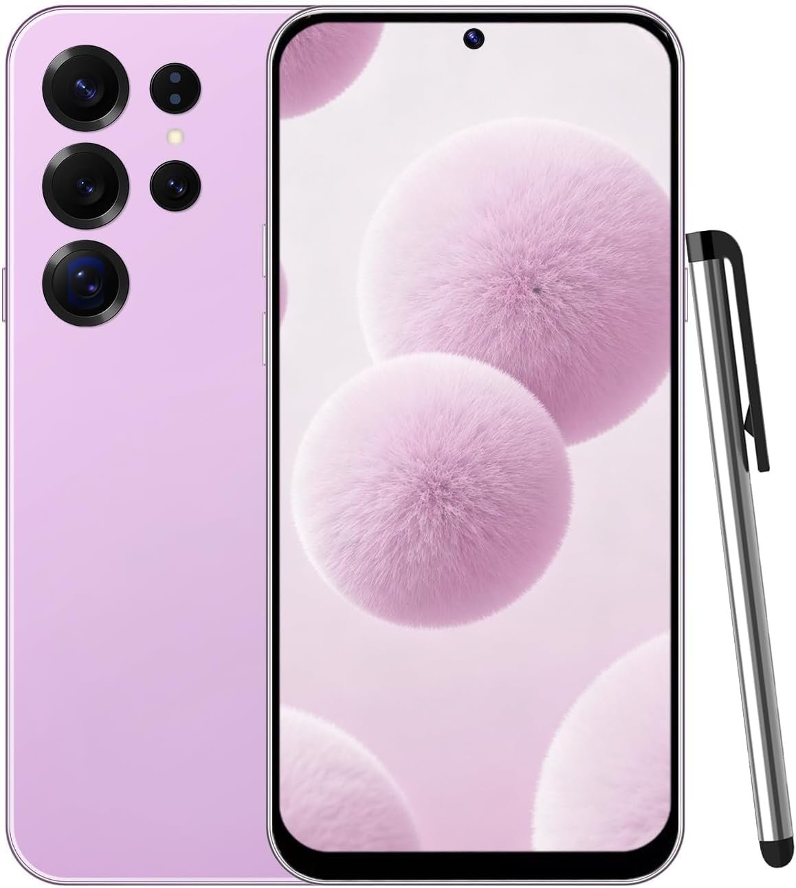 4G Smartphone Unlocked, Android 12.0 Mobile Phones 6.6” HD+ Display, 4GB RAM 32GB ROM/256GB SD, 4G Dual SIM Dual Camera, Face ID+WiFi+BT+FM+GPS+OTG (Pink)