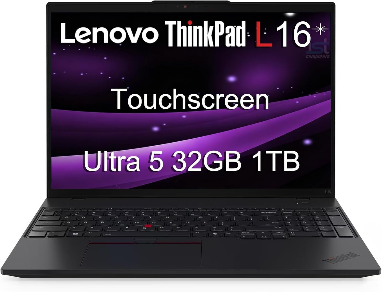 Lenovo ThinkPad L16 Business AI PC Laptop (16″ FHD+ Touchscreen, Intel Ultra 5 225U (> Ultra 7 155U), 32GB DDR5, 1TB SSD), Premium E16, IPS Anti-Glare, 2X Thunderbolt 4, Numeric Keypad, Win 11 Pro