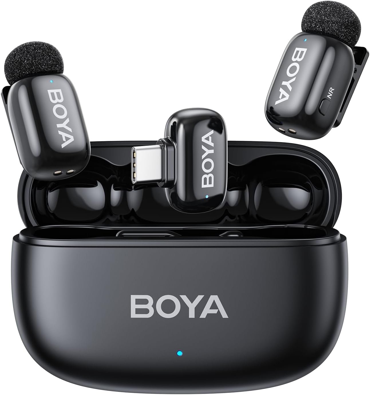 BOYA mini 2 Wireless Lavalier Microphone for iPhone 15/16/17 & Android