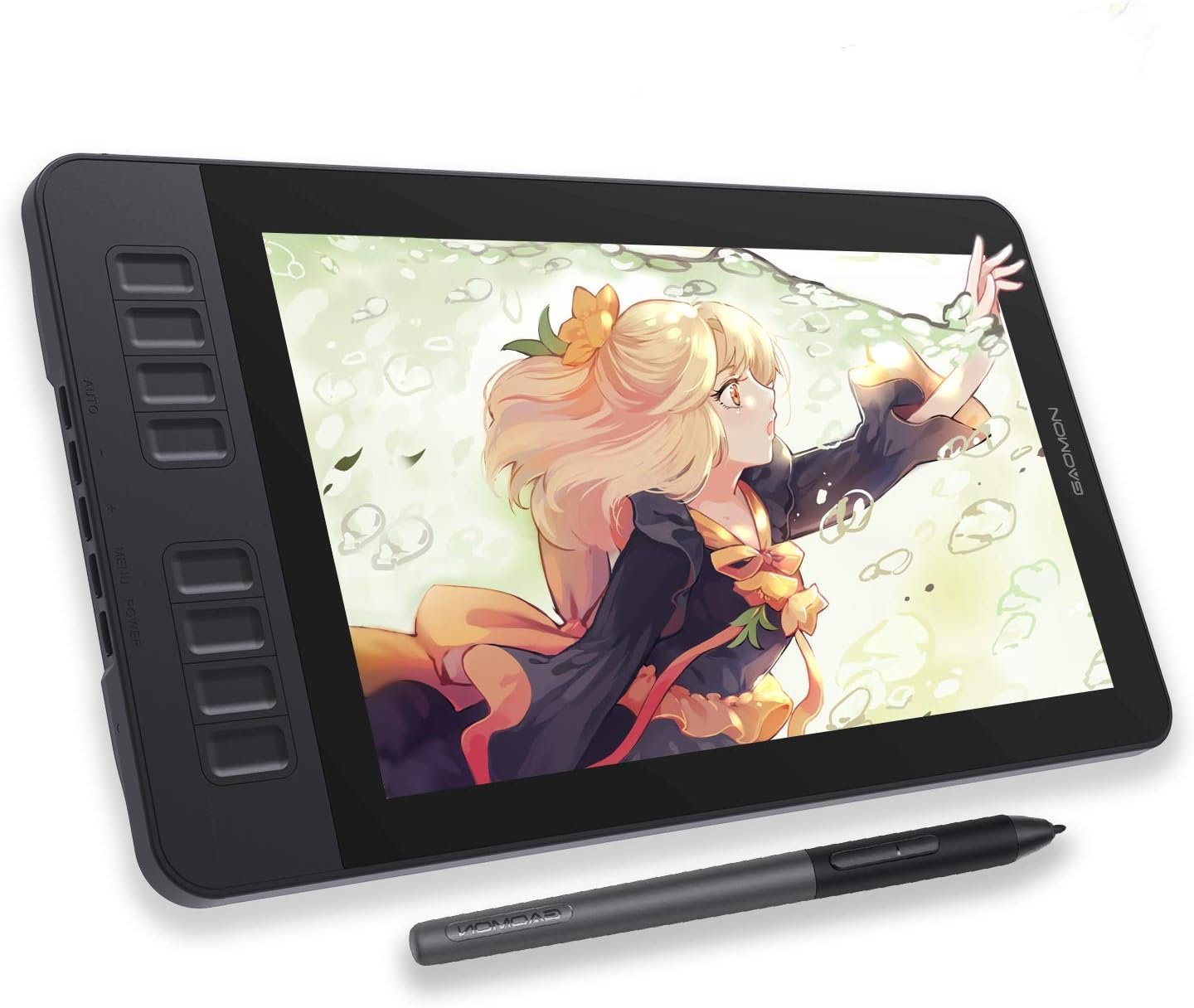 GAOMON PD1161 Drawing Tablet with Screen, Tilt, 8 Shortcut Keys, 11.6″ FHD