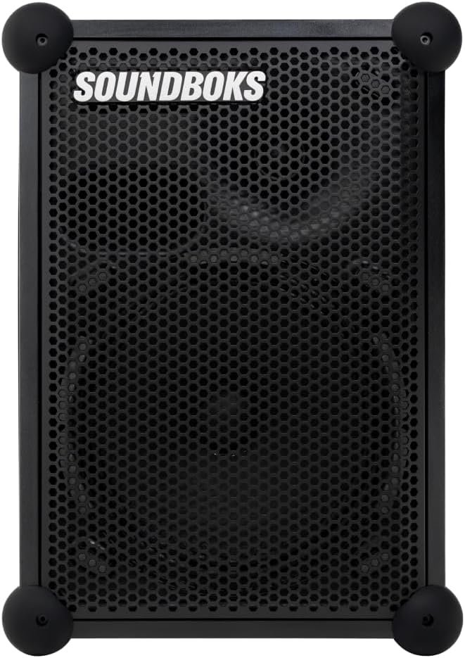 Soundboks Mix – Portable Bluetooth Speaker – Durable & Weatherproof (IP65) Design – USB-C Rechargeable Battery – Ultra-Loud – 121dB – Speaker for indoors and outdoors – 40 Hours of Play time – (Black)