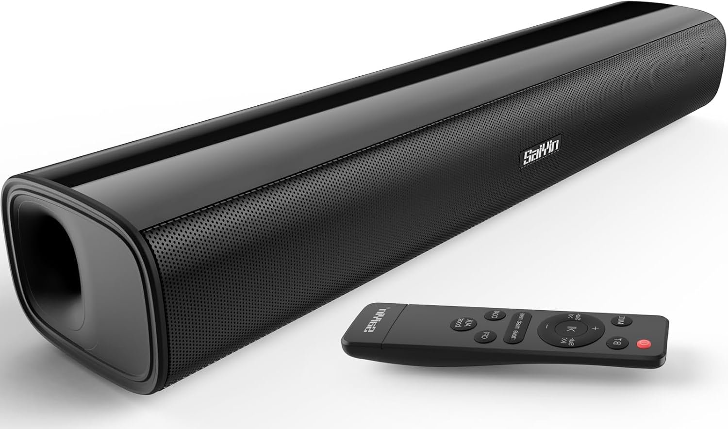 Saiyin Sound Bar for Smart TV,Ultra Compact Design,3 Equalizer Modes