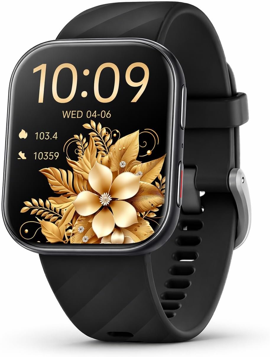 MorePro Health Fitness Tracker Smart Watch with 24/7 Heart Rate Monitor