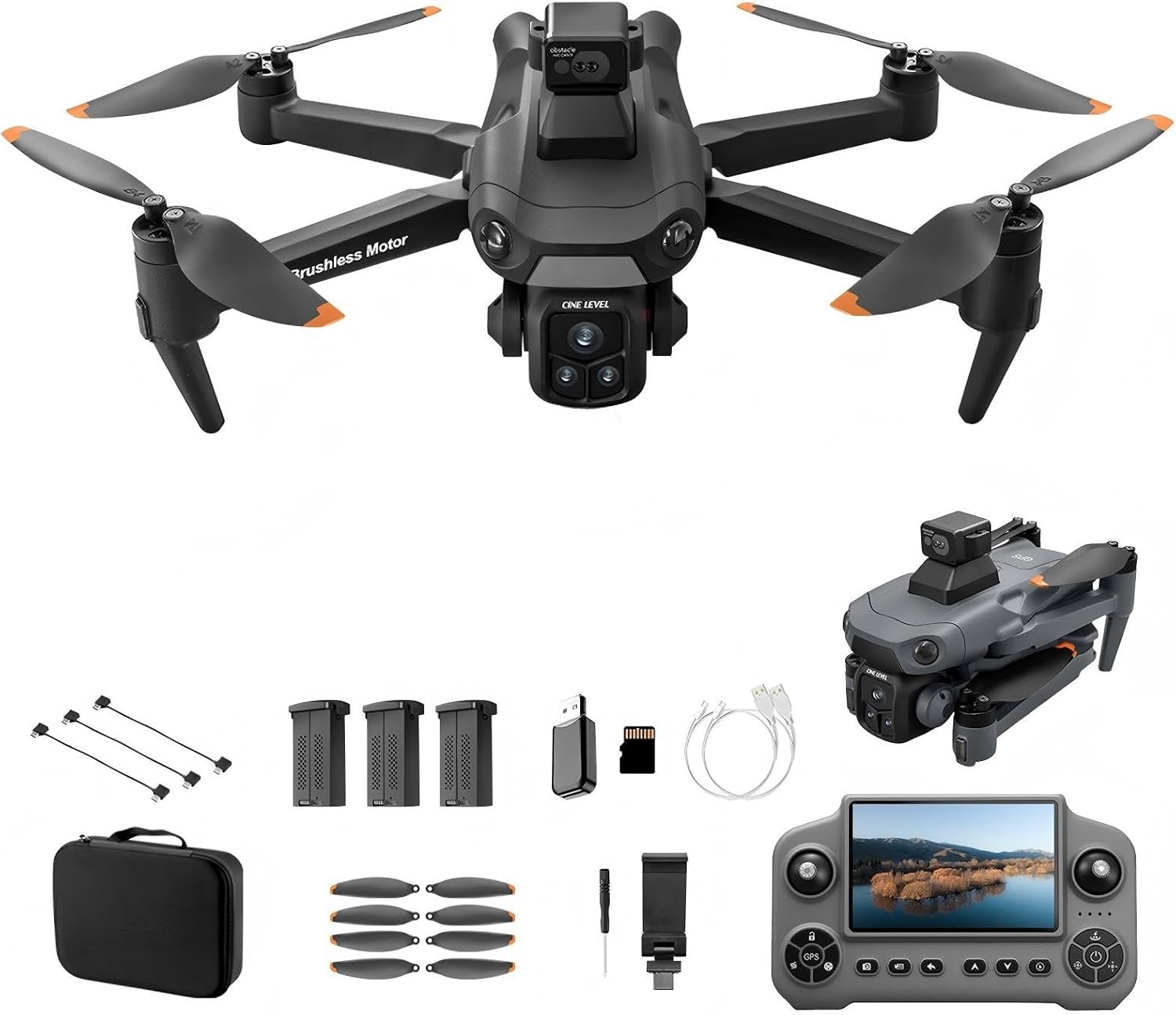 Drones with Camera for Adults 4K, Under 249g GPS Drone with Controller