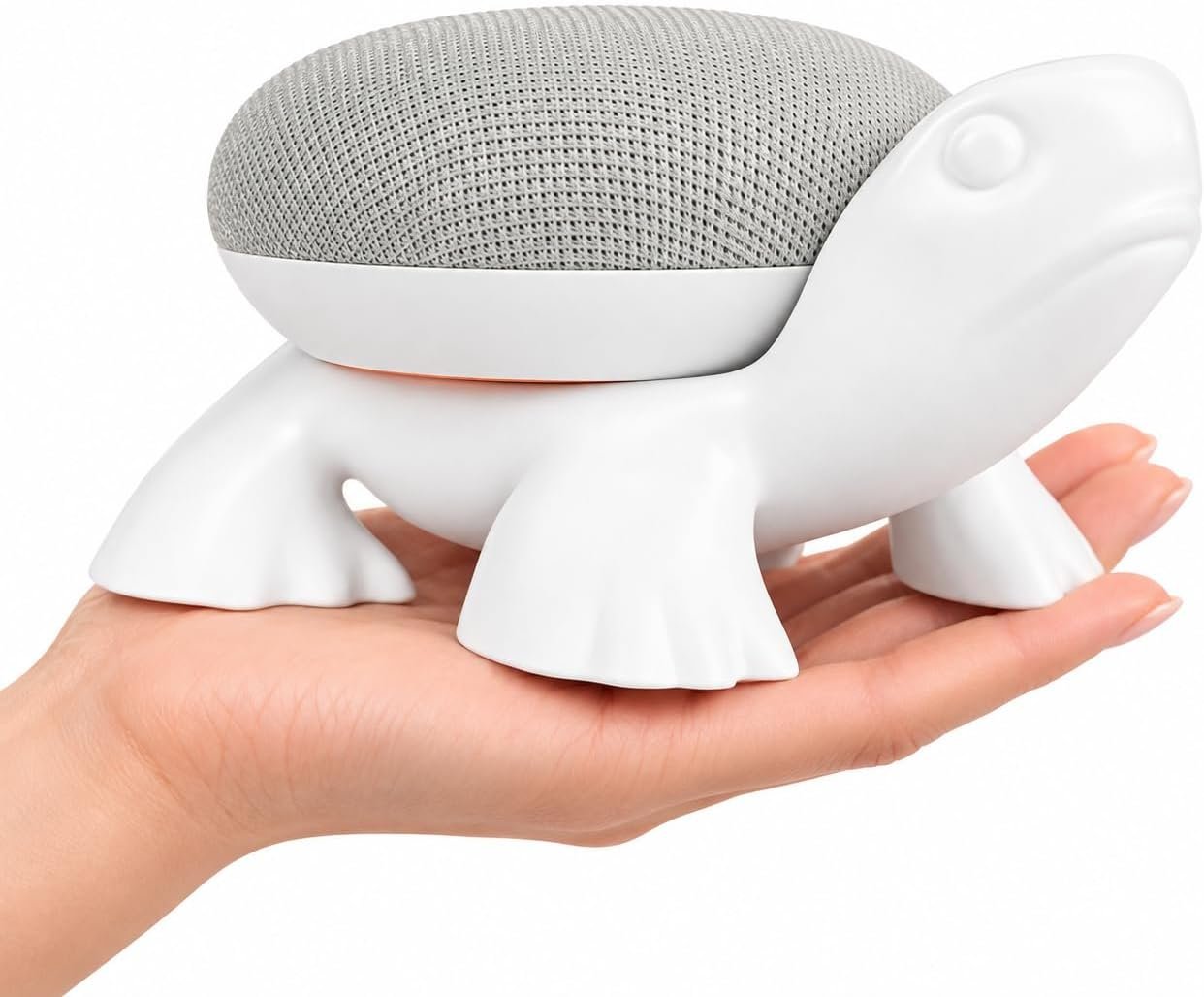 Turtle Google Home Holder Stand, Google Home mini and Google-nest mini Decorative Turtle Stand Holder Mount, Accessories for Google Home Mini, Google Speaker, Protective Stand for Google Home Mini