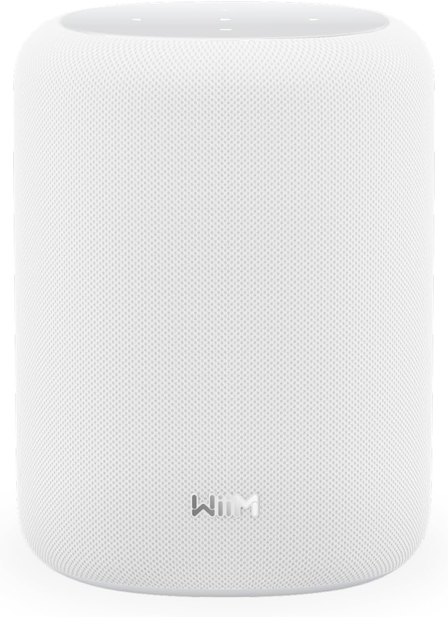 WiiM Sound Lite Smart Speaker, Multi-Room Wireless Speaker, White