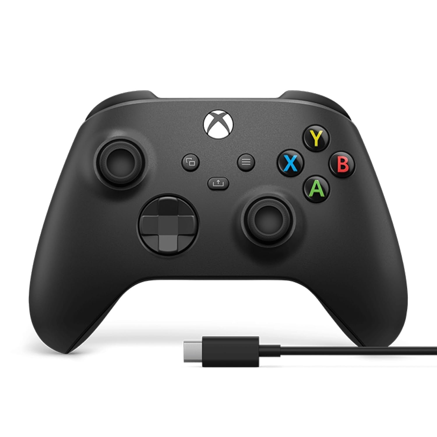 XBOX Wireless Gaming Controller + USB-C Cable | Carbon Black