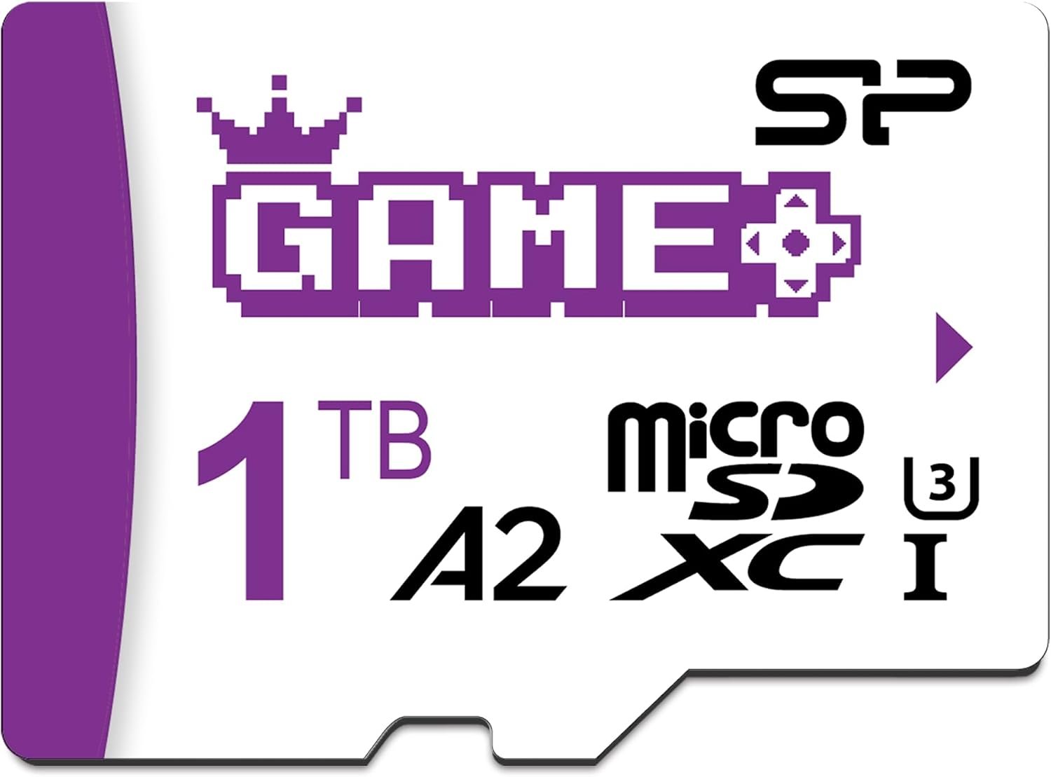 Silicon Power 1TB Superior Gaming Micro SDXC UHS-I (U3), V30 4K A2,High Speed MicroSD Card with Adapter, Design for Steam Deck, ROG Ally and Nintendo-Switch