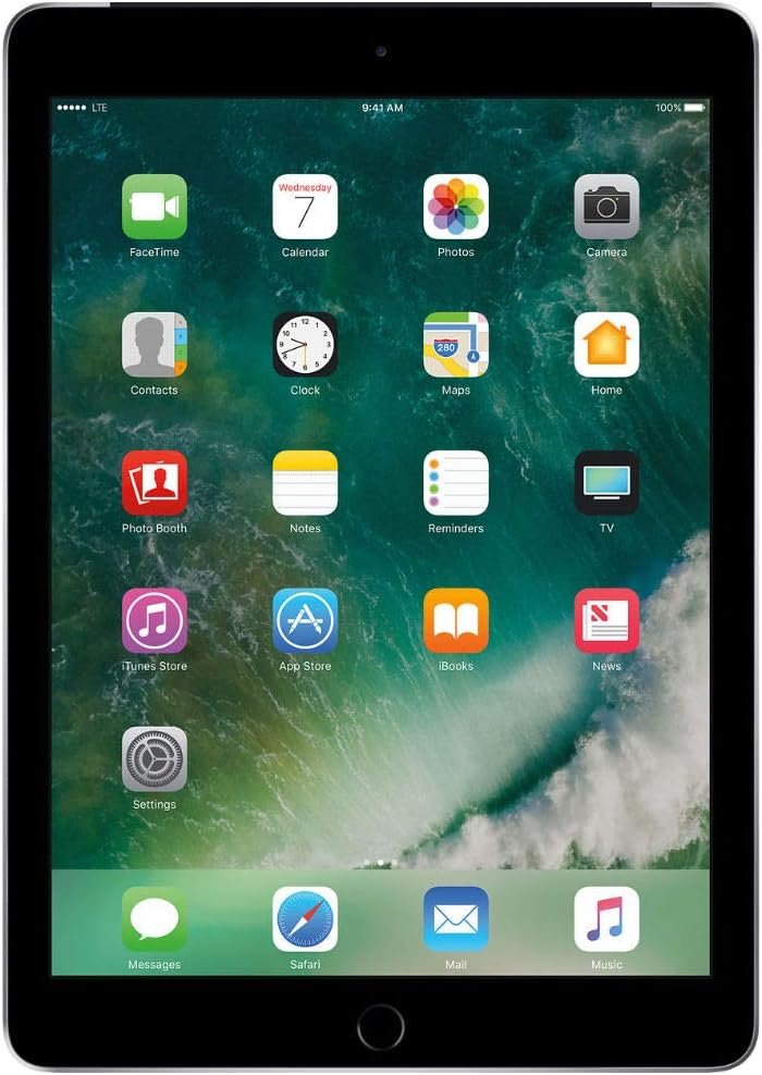 Apple 2017 iPad (9.7-inch, WiFi + Cellular, 32GB) – Space Gray (Renewed)
