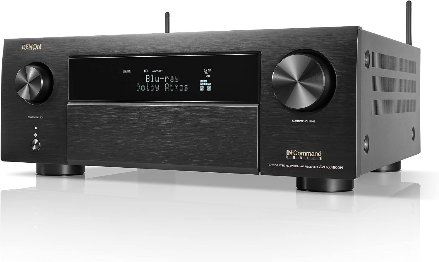 Denon AVR-X4800H 9.4 Ch Home Theater AV Receiver, 8K UHD, 125W x 9