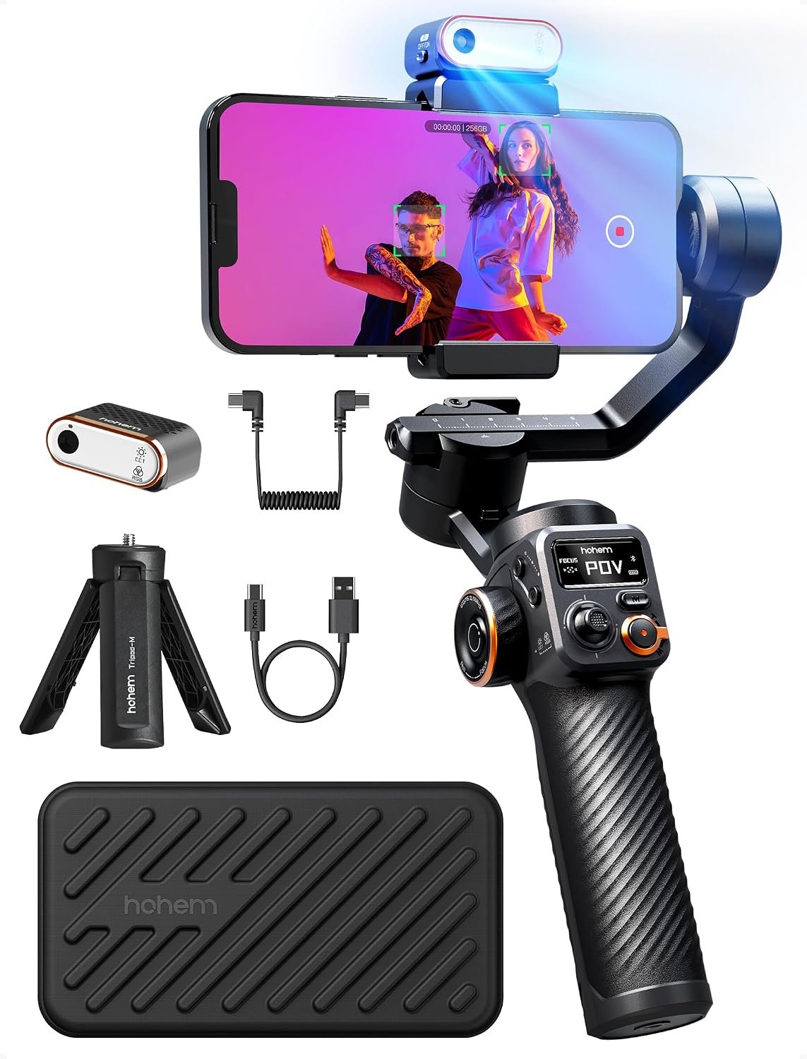 hohem iSteady M6 Kit Gimbal with AI Tracking & Magnetic Fill Light