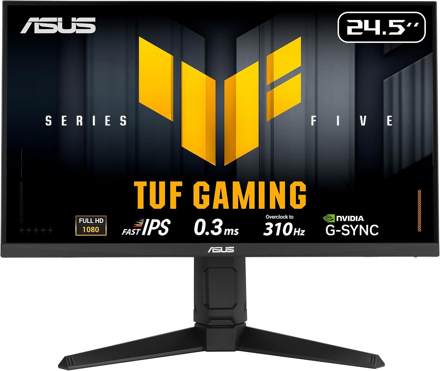 ASUS TUF Gaming VG259QMRL5A 25 Inch 1080p 310Hz G-SYNC Gaming Monitor